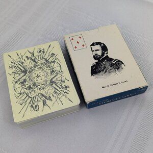 Civil War General Playing Card Decks (Union + Confederate) Set of 2